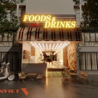 Khám phá thiết kế quán ăn chị Vui tại Hải Phòng 